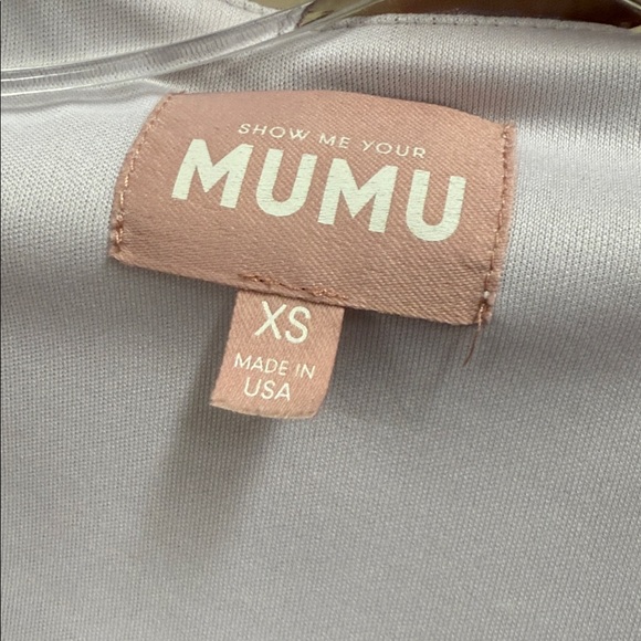 Show Me Your MuMu Lilac Leopard Joplin Wrap Long Sleeve Top XS - Picture 9 of 10